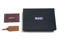 画像1: MAGNET Three Fold Wallet   ウッドブラック
