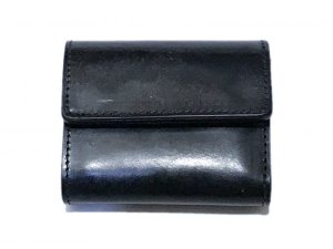 画像1: RE.ACT   Bridle Leather Three Fold Compact Wallet  ブラック (1)