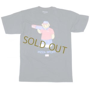 画像1: pizza skateboards  TEE   PIZZA BEAR   ブラック M   SALE 50%OFF!! (1)