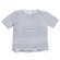 画像1: Have a good day (ハブアグッドデイ)  Border loose  S/S TEE   グレイ / ホワイト  2   (1)