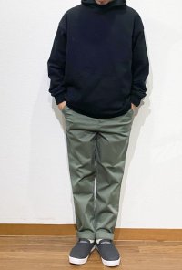 画像1: 再入荷！ Devadurga (デバドゥルガ）   CRAFTMAN TWILL PANTS カーキ