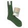 画像1: decka quality socks ( デカクオリティソックス）Cased heavy weight plain socks  グリーン (1)