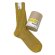 画像1: decka quality socks ( デカクオリティソックス）Cased heavy weight plain socks  イエロー (1)