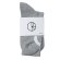 画像2: POLAR SKATE CO.  HAPPY SAD SOCKS  HEATHER GREY (2)