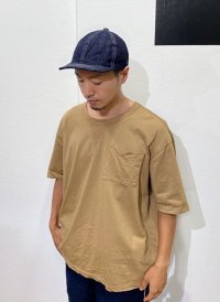 画像1: 再入荷！ HIGHER   SELVAGE DENIM  CAP ONE WASH  (セルヴィッジデニム CAP  )    USED  (ユーズド加工）