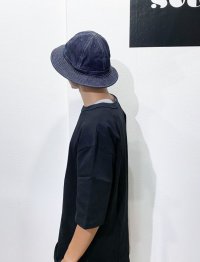 画像3: 再入荷！ HIGHER (ハイアー)  セルヴィッヂデニムHAT   ワンウォッシュ