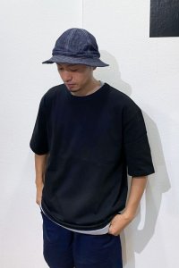 画像1: 再入荷！ HIGHER (ハイアー)  セルヴィッヂデニムHAT   ワンウォッシュ