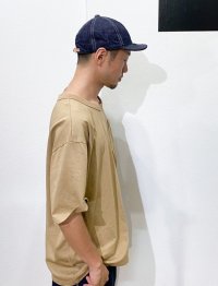 画像2: 再入荷！ HIGHER   SELVAGE DENIM  CAP ONE WASH  (セルヴィッジデニム CAP  )    USED  (ユーズド加工）