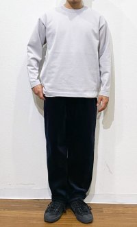 画像1: Have a good day (ハブアグッドデイ)  crew knit  シルバー 2/3