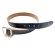 画像3: RE.ACT  (リアクト）U.K. Saddle Leather Garrison Belt  Navy (3)