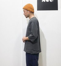 画像1: ROTOTO  (ロトト） COTTON ROLL UP  BEANIE  D.YELLOW