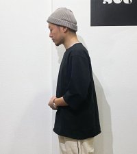 画像1: ROTOTO  (ロトト） COTTON ROLL UP  BEANIE  GRAYGE