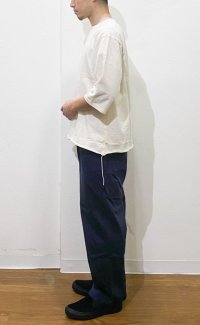 画像2: Have a good day (ハブアグッドデイ)  Loose boatneck 3/4 tee  チャコール