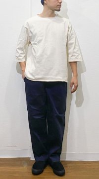 画像1: Have a good day (ハブアグッドデイ)  Loose boatneck 3/4 tee  ナチュラル