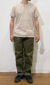 画像1: 再入荷！remilla  (レミーラ）ラスティック V neck Tee   サンドベージュ S/M