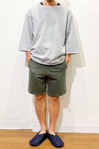 画像1: Have a good day (ハブアグッドデイ)  Loose boatneck 3/4 tee  グレイ