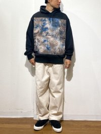 画像1: devadurga  (デバドゥルガ)  EMPHASIS PULLOVER PARKER   ブラック L