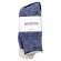 画像2: ROTOTO  (ロトト） DOUBLE FACE SOCKS  "MERINO WOOL & OGANIC COTTON"   ディープオーシャン　M (25-27) (2)