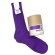 画像1: decka quality socks ( デカクオリティソックス）Cased heavy weight plain socks  パープル (1)