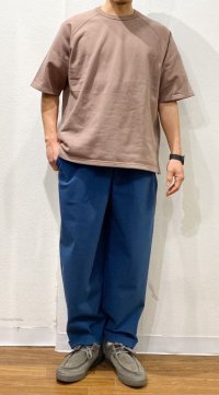 画像1: MANUAL ALPHABET (マニュアルアルファベット） RAGRAN MINI LOOP SS TEE  モカ