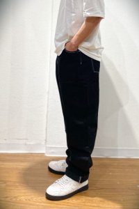 画像2: THEORIES (セオリーズ)     PLAZA JEANS     BLACK CONTRAST STITCH