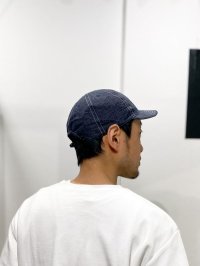 画像3: HIGHER (ハイアー)  RIPSTOP DENIM CAP (リップストップデニム キャップ)  NAVY (ネイビー)