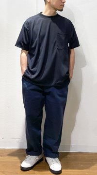 画像1: UNFRM OUTDOOR STANDARD (ユニフォーム アウトドア スタンダード)   HEAVY WEIGHT TRY COOL POCKET BIG T-SHIRTS  ブラック