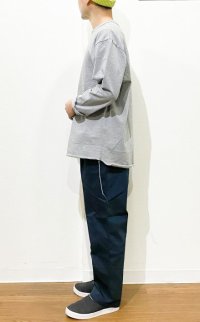 画像2: Have a good day (ハブアグッドデイ)   TROUSER RELAX  PANTS  ネイビー（馬布 ホースクロス）