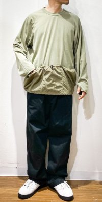 画像1: UNFRM OUTDOOR STANDARD (ユニフォーム アウトドア スタンダード)  /   TRIPLE POCKET CREWNECK PULLOVER (トリプルポケット クルーネックプルオーバー)  オリーブ