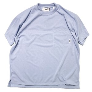 画像1: UNFRM OUTDOOR STANDARD (ユニフォーム アウトドア スタンダード)   HEAVY WEIGHT TRY COOL POCKET BIG T-SHIRTS  ライトブルー (1)