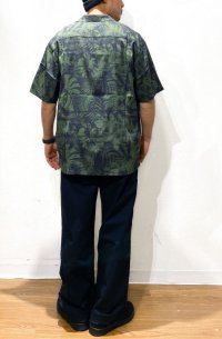 画像3: ROARK REVIVAL (ロアーク リバイバル)  BLESS UP PALMS S/S WOVEN - COMFORT FIT   JUNGLE GREEN