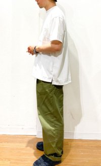 画像2: UNFRM OUTDOOR STANDARD (ユニフォーム アウトドア スタンダード)   HEAVY WEIGHT TRY COOL POCKET BIG T-SHIRTS ホワイト