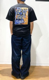 画像1: POLAR SKATE CO. (ポーラー） Campfire Tee    ブラック