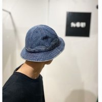 画像1: 再入荷！ HIGHER (ハイアー)  SELVAGE DENIM HAT (セルヴィッヂデニムHAT)    USED  (ユーズド加工）