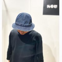 画像2: 再入荷！ HIGHER (ハイアー)  SELVAGE DENIM HAT (セルヴィッヂデニムHAT)    USED  (ユーズド加工）