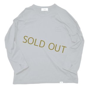 画像1: UNFRM OUTDOOR STANDARD (ユニフォーム アウトドア スタンダード)  /  HEAVY WEIGHT U.O.S. EMBROIDERY RAGLAN LONG SLEEVE PULLOVER  スミクロ   SALE 50%OFF!! (1)