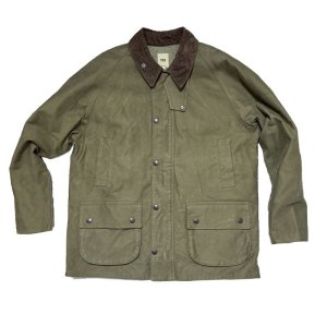 画像1: FOB FACTORY  (エフオビーファクトリー）  MOLESKIN RIDING JACKET  (モールスキン  ライディング ジャケット） カーキ (1)