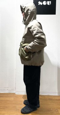 画像2: UNFRM OUTDOOR STANDARD (ユニフォーム アウトドア スタンダード)  /  2WAY MILITARY SNOW MOUNTAIN JACKET (ツーウェイミリタリースノーマウンテンジャケット）  サンドカーキ