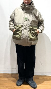 画像1: UNFRM OUTDOOR STANDARD (ユニフォーム アウトドア スタンダード)  /  2WAY MILITARY SNOW MOUNTAIN JACKET (ツーウェイミリタリースノーマウンテンジャケット）  サンドカーキ