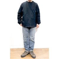 画像2: devadurga  (デバドゥルガ)   EARTH WIDE L/S CUT SEW   ネイビー