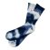 画像2: ROTOTO  (ロトト） CHUNKY RIBBED CREW SOCKS”TIE DYE”  ネイビー / ブルー (2)