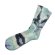 画像2: ROTOTO  (ロトト） CHUNKY RIBBED CREW SOCKS”TIE DYE”  ブラック / ミント / パープル (2)