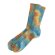 画像2: ROTOTO  (ロトト） CHUNKY RIBBED CREW SOCKS”TIE DYE”  オレンジ / ライトブルー / ライトイエロー (2)