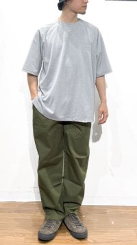 画像1: UNFRM OUTDOOR STANDARD (ユニフォーム アウトドア スタンダード)  TRY COOL HEAVY WEIGHT U.O.S 5/10 RAGLAN DRY T-SHIRT  ヘザーグレイ