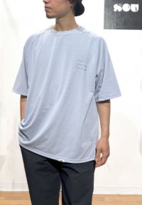 画像3: UNFRM OUTDOOR STANDARD (ユニフォーム アウトドア スタンダード)  TRY COOL HEAVY WEIGHT U.O.S 5/10 RAGLAN DRY T-SHIRT  ライトブルー