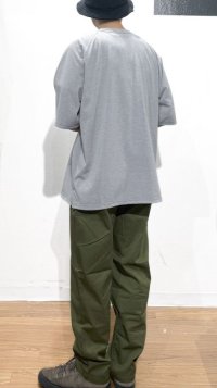 画像2: UNFRM OUTDOOR STANDARD (ユニフォーム アウトドア スタンダード)  TRY COOL HEAVY WEIGHT U.O.S 5/10 RAGLAN DRY T-SHIRT  ヘザーグレイ