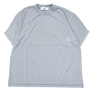 画像1: UNFRM OUTDOOR STANDARD (ユニフォーム アウトドア スタンダード)   HEAVY WEIGHT TRY COOL POCKET BIG T-SHIRTS  ヘザーグレイ (1)