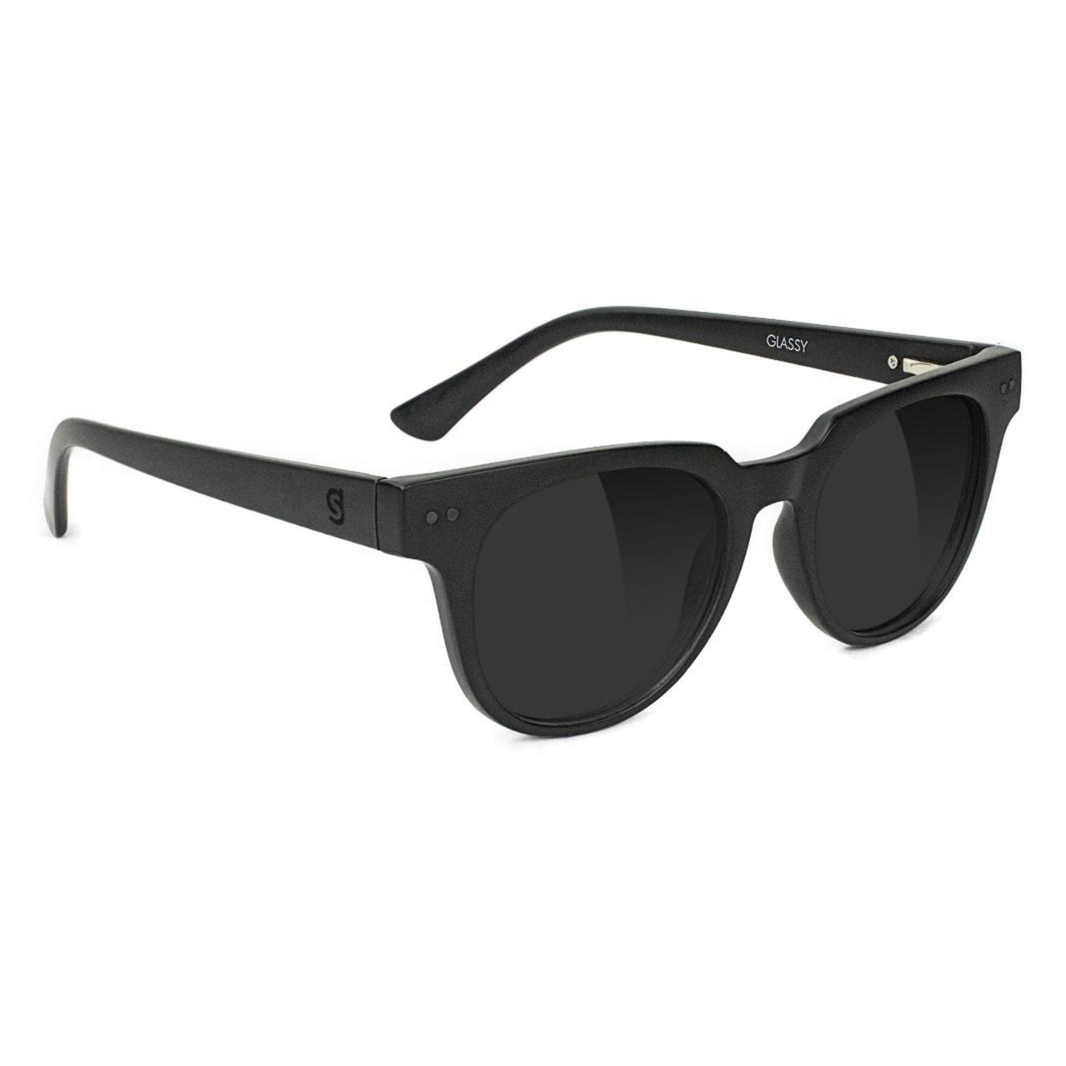 glassy sunhaters CARRIE PLUS  BLACK POLARIZED