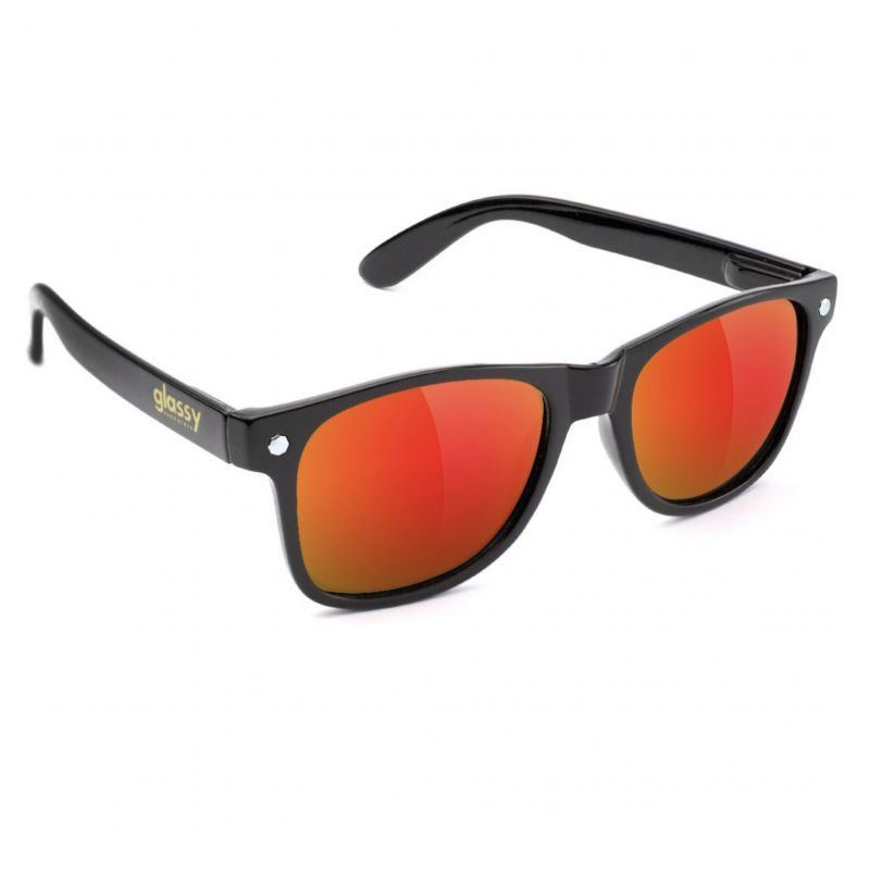 glassy sunhaters (グラッシー） LEONARD BLACK/RED MIRROR             