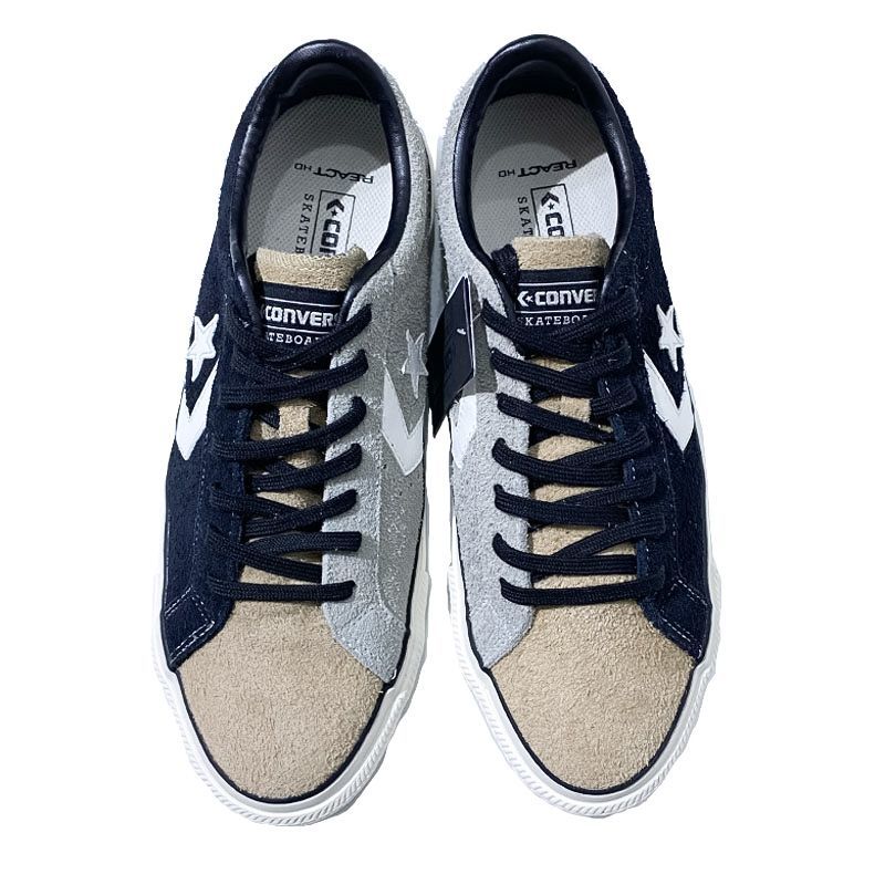 CONVERSE SKATEBOARDING (コンバーススケートボーディング) のPRORIDE SK OX + カラーはBLACK / BEIGE /GRAY (ブラック/ベージュ/グレイ）